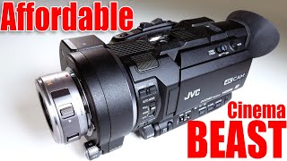 JVC LS300 the more affordable Cinema Camera GY LS300 [upl. by Gault652]