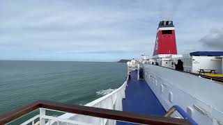 Aboard MV Stena Europe in Fishguard Bay 24324 [upl. by Sewellyn769]