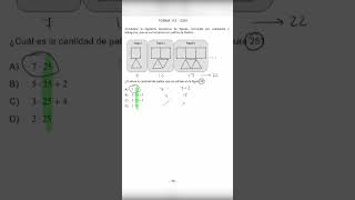 PAES M1  Ejercicio 10 PAES m1 paes2024 matemáticas numeros contar problemas patrones [upl. by Octavius]