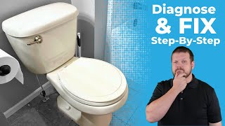 How to Fix A Running Toilet StepbyStep  DIY Plumbing Repair [upl. by Grondin]