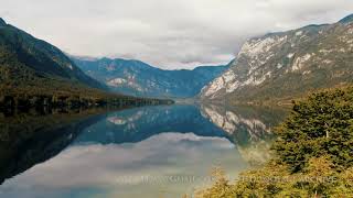 Lake Bohinj Slovenialong Aerial 4K [upl. by Neiht]