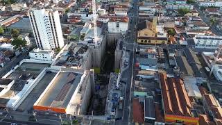 OBRAS do METRÔ Linha Verde 2  Estação Guilherme Giorgi  Imagens Drone [upl. by Araid]