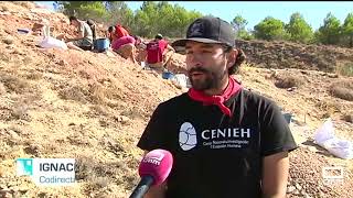 Yacimiento paleontológico en Carrascosa del Campo [upl. by Neehahs]