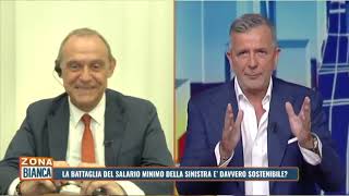 Ettore Licheri in collegamento con Zona Bianca 12072023 [upl. by Nnor]