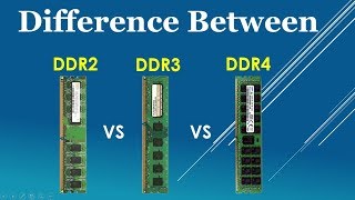 DDR2 vs DDR3 vs DDR4 Explained Feature and Identify comparison [upl. by Laine]