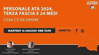 Personale Ata 2024 terza fascia e 24 mesi cosa c’è da sapere [upl. by Prentice572]