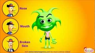 Germs Movie for Kids Virus amp Bacteria Introduction [upl. by Nrubyar698]