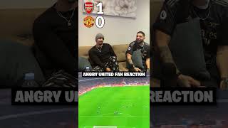 UNITED FAN RAGES 🤬 ARSENAL 20 MAN UNITED [upl. by Craig193]