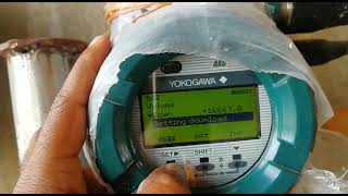 yokogawa flow meter calibration yokogawa [upl. by Llehsim72]