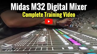 Midas M32 Tutorial in Hindi  Complete Training [upl. by Schiro]