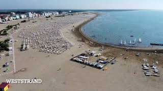 CAORLE 2024  Italien  Badeurlaub  Sommer  Sonne  Strand  Meer  Drohne  RELAX [upl. by Tehc]