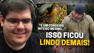 CASIMIRO REAGE CORDEIRO INTEIRO NO FORNO TENTE VOCÊ MESMO  Cortes do Casimito [upl. by Etnauj]