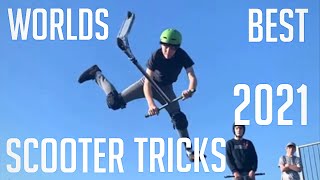 WORLDS BEST SCOOTER TRICKS 2021 [upl. by Adnawuj]