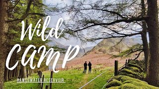 Haweswater Wild Camp  Very COLD Night in the Hammock [upl. by Eitsirc]