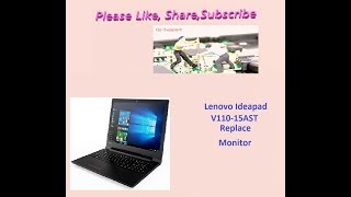 Lenovo Ideapad v11015ast Replace Monitor [upl. by Anoli]