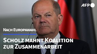 Scholz Wir können jetzt nicht einfach zur Tagesordnung übergehen  AFP [upl. by Adnolaj]