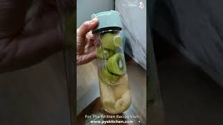 Smoothie Recipe Ideas  Kiwi Banana Smoothie [upl. by Anauqahc]