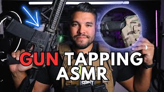 ASMR  Tactical Tapping Scratching and Cozy Gun Tapping Tactical ASMR [upl. by Ibrad]