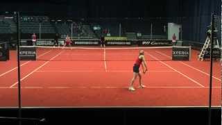 Anna Chakvetadze vs Alize Cornet  Porsche Tennis Grand Prix 2012 [upl. by Ttelracs168]