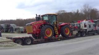 New Versatile 450 Tractor being delivered to Schmidt Machine Company [upl. by Ardnuhsed]