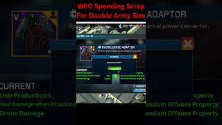 WPO Spending Scrap For Double Army Size warplanetonline scrap doublearmysize [upl. by Opiuuk]