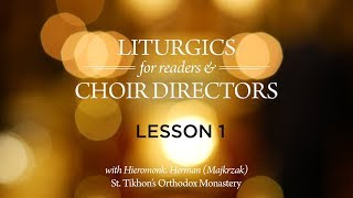 Orthodox Liturgics Pt 1 the Liturgical Books [upl. by Reinwald]