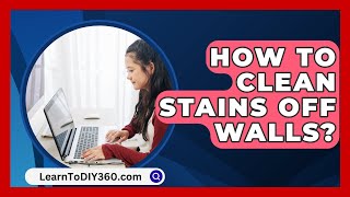 How To Clean Stains Off Walls  LearnToDIY360com [upl. by Kirsteni]