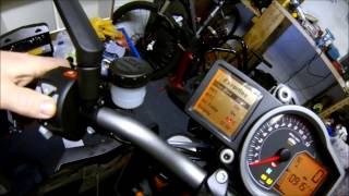 KTM 1290 Superduke R MTC amp ABS settings [upl. by Gruver315]