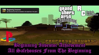 GTASA PS2 Edition  Beginning Investor Achievement  LS Safehouses Retroachievements Guide [upl. by Hanforrd]