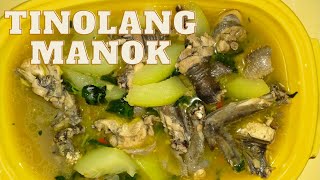 How to Cook Native Black Chicken Tinola  Probinsya Style  Tinolang Manok  Cooking in Firewood [upl. by Frodine]