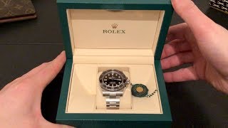 Rolex Submariner 2018  Unboxing  Ref 114060  brand new [upl. by Randa]