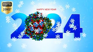 Free Happy New Year 20243D Greeting Card In Full HDNo CopyrightDownload Link In Description [upl. by Ynaffet]