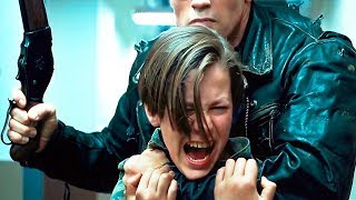 TERMINATOR 2 3D quotT800 VS T1000quot 2017 4K Scene T2 Hallway Movie Clip HD [upl. by Dorie]