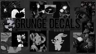 grunge decal ids  roblox  bloxburg [upl. by Archibald]