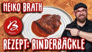 Rezept Rinderbacke  Metzgerei Brath  Fleischwerkstatt [upl. by Allanson]