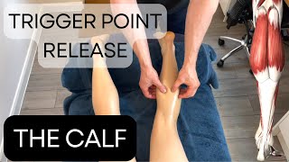 Trigger point release  The Calf [upl. by Tnarb903]