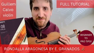 Rondalla Aragonesa by Granados  Grade 8 Trinity  performance violintutorial grade8violin [upl. by Belford]