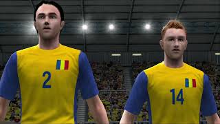 PES 2011 PS2  Romania  Netherlands 14 Match English Speaker [upl. by Camilo619]