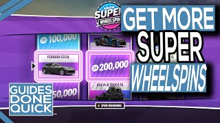 How To Get More Super Wheelspins In Forza Horizon 5 [upl. by Trebmal]