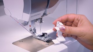 L 860 Overlocker How to Attach and Detach the Seam Guide [upl. by Eninotna]