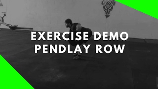 Rugby Renegade  Pendlay Row  Exercise Demo [upl. by Daron]