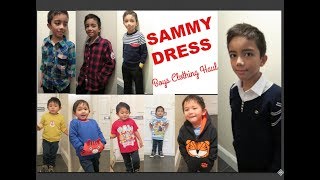 Sammy dress Kids Haul amp Review  Timmys Fashion show [upl. by Candyce511]