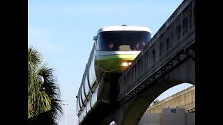 Monorails at the Polynesian Resort  Walt Disney World 11182008 [upl. by Darsie542]