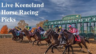 Live Keeneland Horse Racing Picks [upl. by Palua]