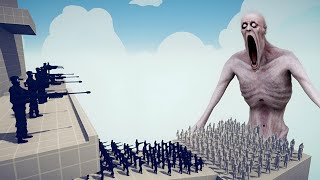 SWAT DEFEND THE BRIDGE vs SCP 096  Totally Accurate Battle Simulator TABS [upl. by Fay]