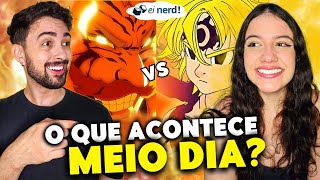 1º Vez REAGINDO a ESCANOR vs MELIODAS  VEJA COMO FOI  Ei Nerd React [upl. by Heater]