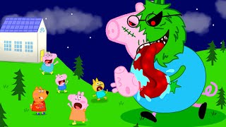 Zombie Apocalypse Zombies Appear At The Laboratory🧟‍♀️  Peppa Pig Funny Animation [upl. by Navy]