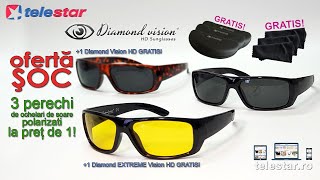 Diamond Vision HD  3 perechi de ochelari de soare polarizati la pret de 1 [upl. by Vaden]