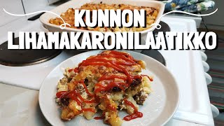 Kunnon Lihamakaronilaatikko Macaroni Casserole  English Recipe in the Description [upl. by Aicrop86]