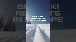 Best Ski Resorts In Europe🎿ski shortsfeed [upl. by Glassman]